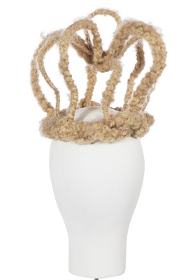 Lot 229 - A Vivienne Westwood 'hair' crown showpiece, 'Red Label' collection Autumn-Winter 2011-12