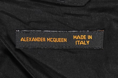 Lot 308 - An Alexander McQueen embroidered black cotton suit, 'Untitled/Golden Shower' collection, Spring-Summer 1998