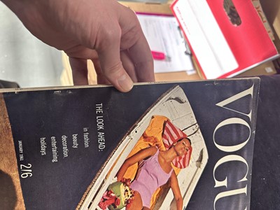 Lot 41 - British Vogue 1961, near complete run