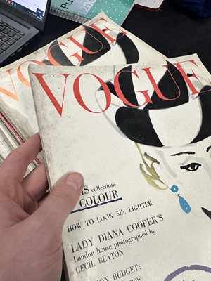 Lot 43 - British Vogue, 1963, near complete run