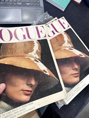 Lot 43 - British Vogue, 1963, near complete run