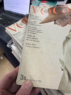 Lot 43 - British Vogue, 1963, near complete run