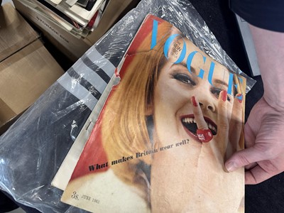 Lot 43 - British Vogue, 1963, near complete run