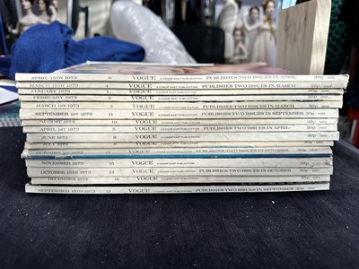 Lot 49 - British Vogue 1973, near complete run