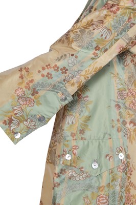 Lot 255 - An Alexander McQueen silk brocade coat, 'Irere' collection, Spring-Summer 2003