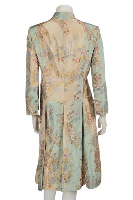 Lot 255 - An Alexander McQueen silk brocade coat, 'Irere' collection, Spring-Summer 2003