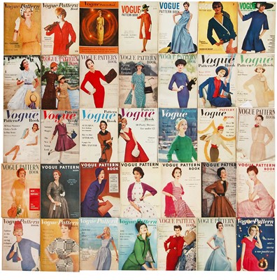 Lot 63 - A large group of Vogue pattern books 1950 to 1979
