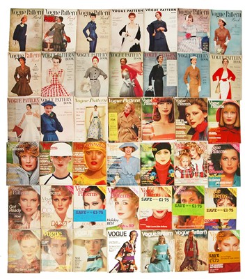 Lot 63 - A large group of Vogue pattern books 1950 to 1979