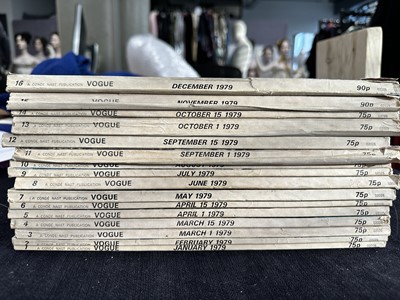Lot 60 - British Vogue 1979, complete run