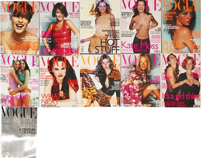 Lot 76 - British Vogue 1998 and 1999, near complete runs