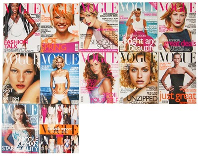 Lot 76 - British Vogue 1998 and 1999, near complete runs
