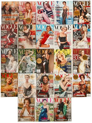 Lot 83 - A large group of Vogue magazines, 2000-2023
