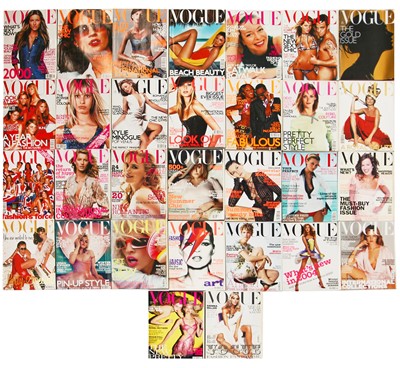 Lot 83 - A large group of Vogue magazines, 2000-2023