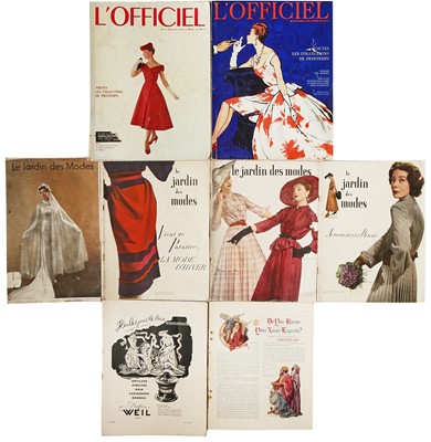 Lot 290 - Album du Figaro and l'Officiel, dating from the 1940s