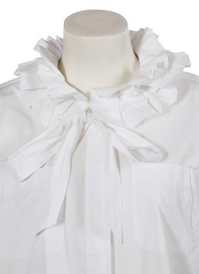 Lot 154 - Two Chanel by Karl Lagerfeld cotton blouses, modern