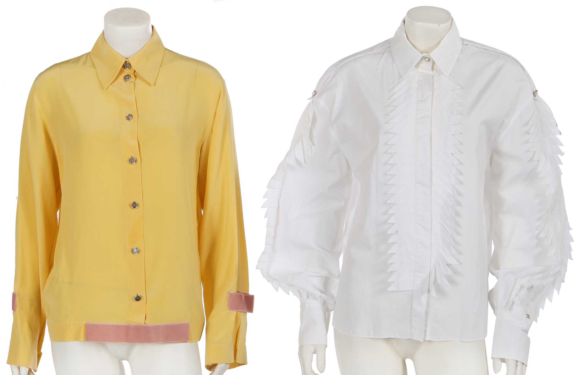 Lot 156 - Two Chanel by Karl Lagerfeld blouses, 2010s