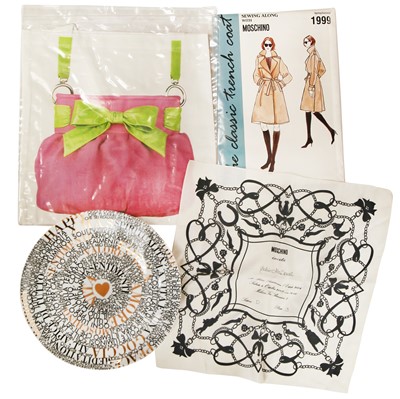 Lot 122 - A large group of Moschino lookbooks and ephemera, 1980s-2000s