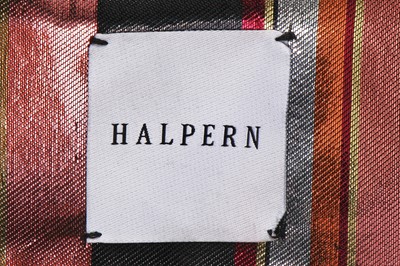 Lot 203 - A Halpern striped lamé jumpsuit, Autumn-Winter 2020-21