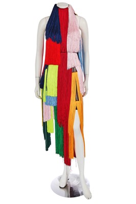 Lot 194 - A Halpern fringe dress, Spring-Summer 2021