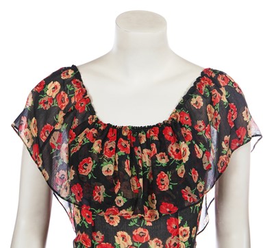 Lot 545 - A group of Mary Quant's own Mary Quant printed silk garments, 1970-75