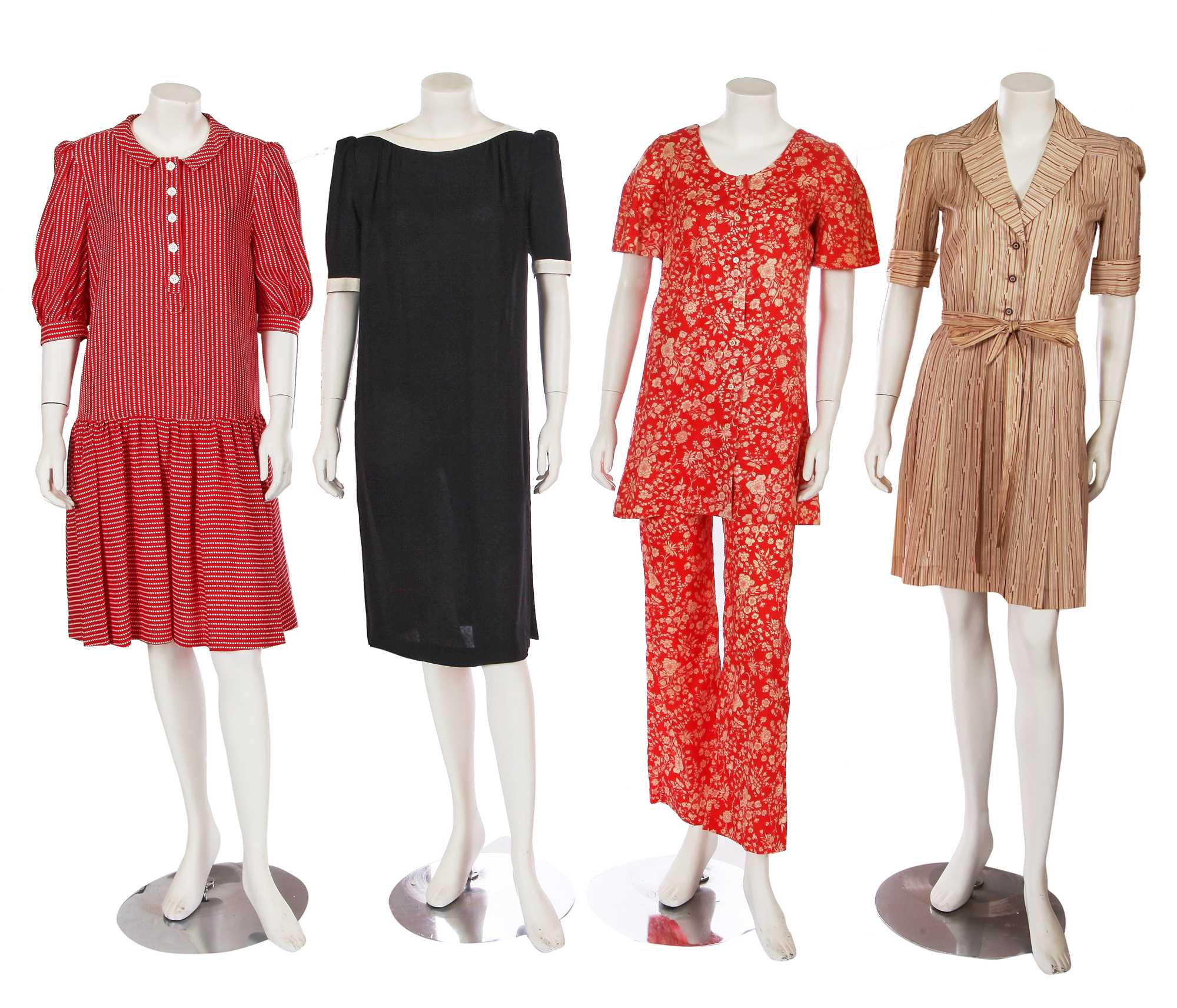 Lot 549 - A group of Mary Quant's own Mary Quant printed ensembles, late 1960s-early 1970s