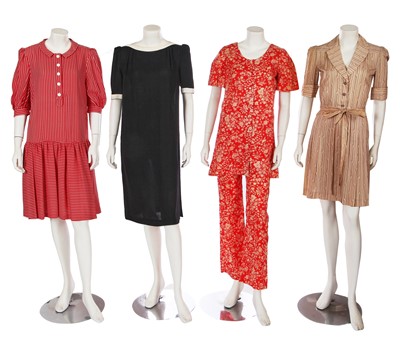 Lot 549 - A group of Mary Quant's own Mary Quant printed ensembles, late 1960s-early 1970s