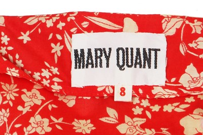 Lot 549 - A group of Mary Quant's own Mary Quant printed ensembles, late 1960s-early 1970s