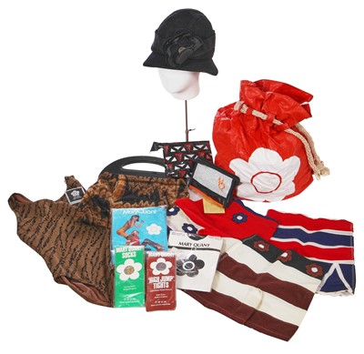Lot 547 - A group of Mary Quant's own Mary Quant accessories and merchandise, mainly 1970s