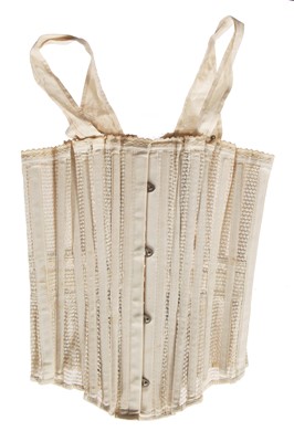 Lot 653 - A Thomson's Glove Fitting English Netting summer or sports corset, circa 1900
