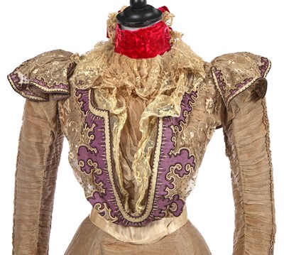 Lot 482 - A rare Maison Worth summer gown, 1897