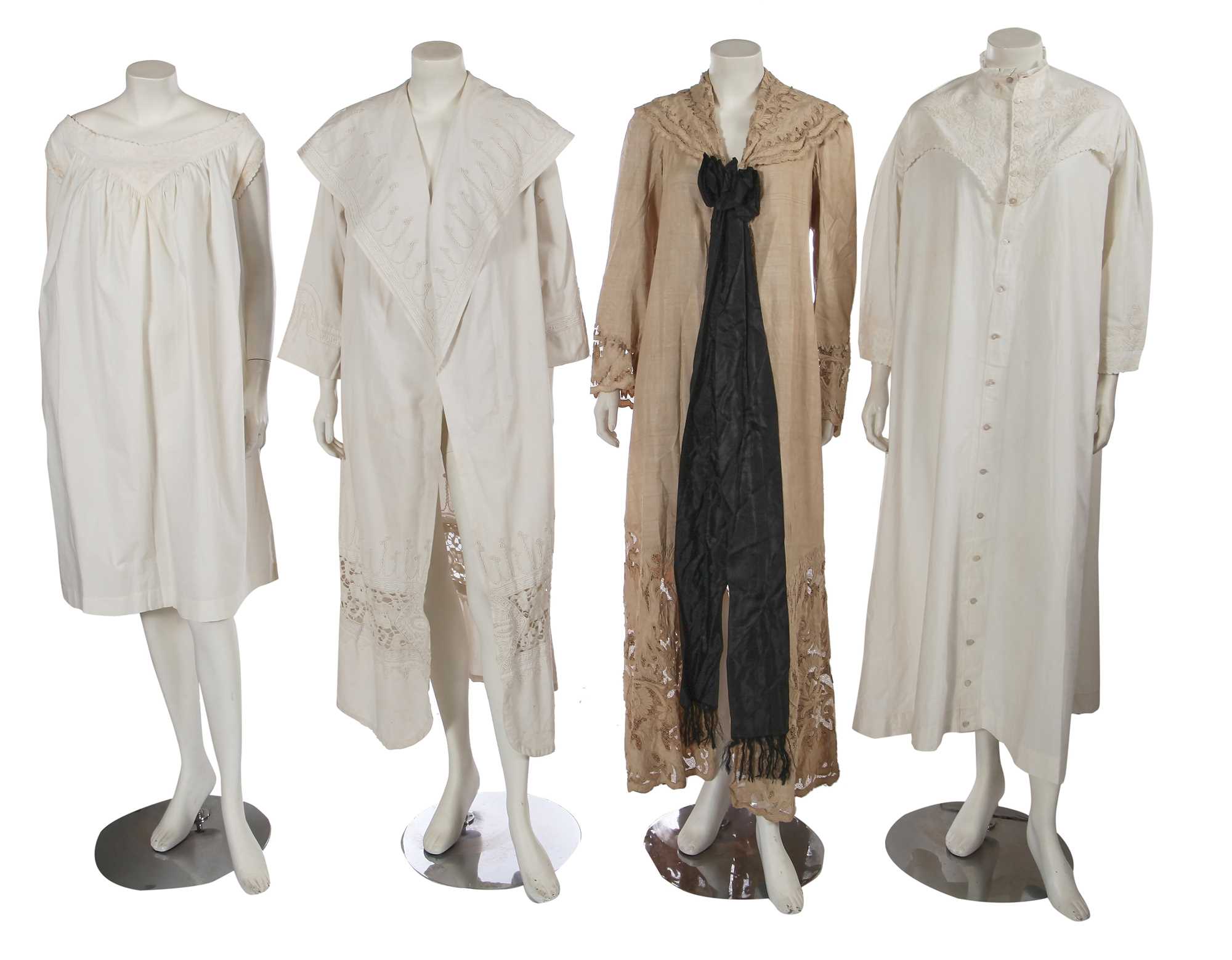 Lot 647 - A group of lingerie and nightwear, 1870s-1910s