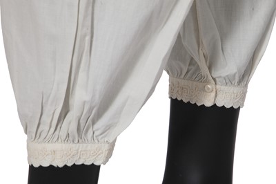 Lot 647 - A group of lingerie and nightwear, 1870s-1910s
