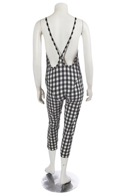 Lot 575 - Mary Quant's Issey Miyake jumpsuit and Comme des Garçons jacket, 1980s-90s