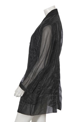 Lot 575 - Mary Quant's Issey Miyake jumpsuit and Comme des Garçons jacket, 1980s-90s