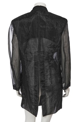 Lot 575 - Mary Quant's Issey Miyake jumpsuit and Comme des Garçons jacket, 1980s-90s