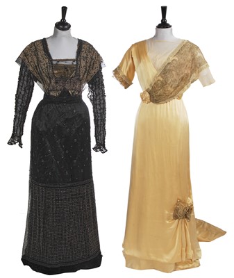 Lot 643 - Two evening dresses, 1910s