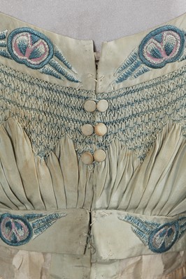 Lot 635 - An embroidered Liberty bodice and dress, circa 1913