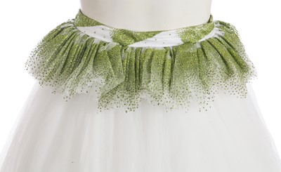Lot 186 - A Halpern white tulle ensemble, Spring-Summer 2022