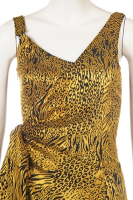 Lot 196 - A Halpern black and gold silk jumpsuit, Autumn-Winter 2020-21
