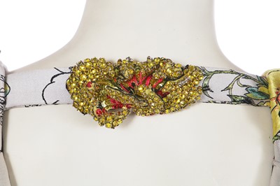Lot 198 - A Halpern embellished silk brocade ensemble, Autumn-Winter 2020-21