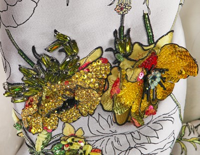 Lot 198 - A Halpern embellished silk brocade ensemble, Autumn-Winter 2020-21