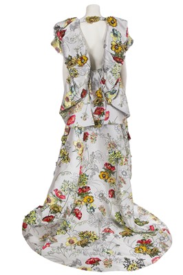 Lot 198 - A Halpern embellished silk brocade ensemble, Autumn-Winter 2020-21