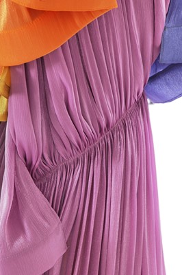 Lot 184 - A Halpern charmeuse ruffle dress, Spring-Summer 2023