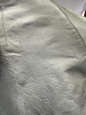 Lot 43 - A Carol Christian Poell men's garment-dyed light grey kangaroo leather prosthetic jacket, 2013