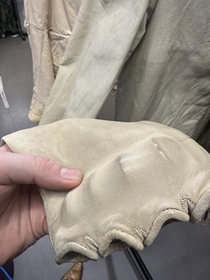 Lot 43 - A Carol Christian Poell men's garment-dyed light grey kangaroo leather prosthetic jacket, 2013