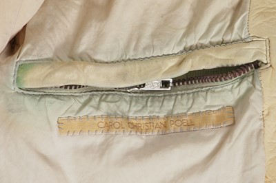 Lot 45 - A Carol Christian Poell men's garment-tanned 'bright white' horse leather jacket, 2013