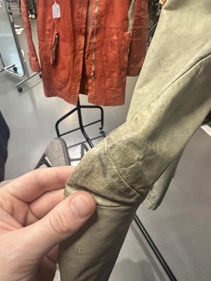 Lot 215 - A Carol Christian Poell garment-dyed 'middle-grey' kangaroo leather jacket, 'Self-Same' collection, 2009
