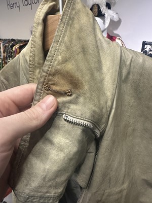 Lot 215 - A Carol Christian Poell garment-dyed 'middle-grey' kangaroo leather jacket, 'Self-Same' collection, 2009