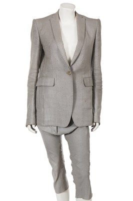 Lot 205 - A Carol Christian Poell grey X-light suit, 2012