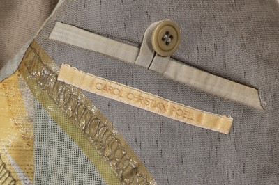 Lot 205 - A Carol Christian Poell grey X-light suit, 2012